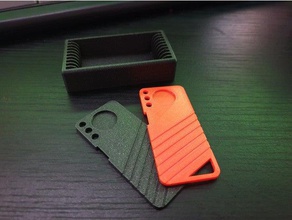 10-slot customized tray filament sample cards 3d printer accessories box 3d print model - Mito3D
