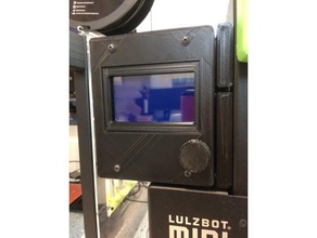 simplified lulzbot mini 1 lcd mount 3d printer parts 3d print model - Mito3D