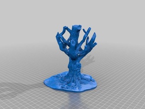 song ice fire terrain accessories forest weirwood tree toy & game thrones got tabletop 3d print model - Mito3D