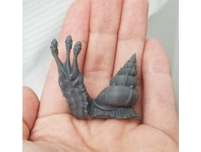 flail snail toy & game accessories 28mm animal d&d dnd miniature dungeons dragons mini miniatures monster pathfinder shell 3d print model - Mito3D