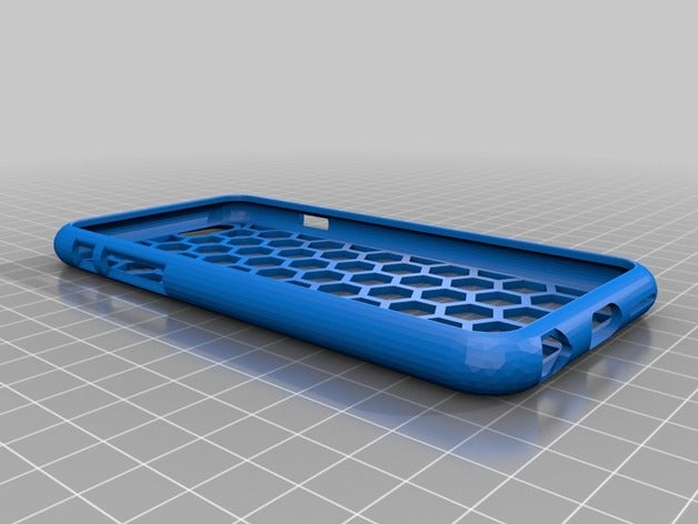 iphone 6 6s a nido d'ape in tpu telefono cellulare apple caso flessibile del filamento il di ninja flex 3D print model - Mito3D