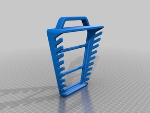 gearwrench 10pc chiave a cricchetto organizzatore - metrica gestire utensili & caselle 3d print model - Mito3D