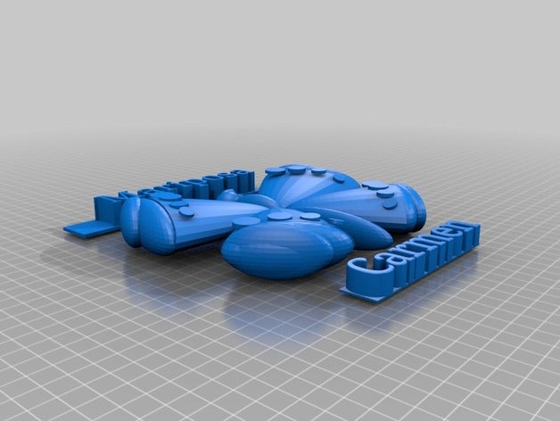 mariposa carmen ruiz n dur 3d baskı 3D print model - Mito3D