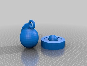 grenade mina jésus rodriguez cuevas L'impression 3d 3d print model - Mito3D