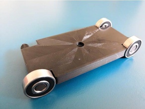 simple dji osmo pocket action camera dolly 3d print model - Mito3D