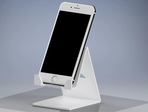 suporte do telefone titular universal A impressão 3d android a apple secretária dock fácil de iphone office smartphone stand 3d print model - Mito3D