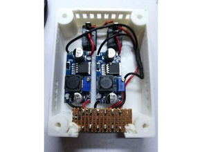 doppio convertitore buck caso l'elettronica interruttore di alimentazione 3d print model - Mito3D
