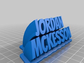 jordan mckesson ofis özelleştirilmiş 3d print model - Mito3D