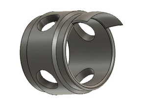 125 anel de tamanho anéis 3d print model - Mito3D