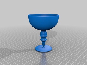 wine glass - tutorial dummies included kitchen & dining 3dmodel 3dprint 3dprinter cup print rhin rhinoceros 3d print model - Mito3D