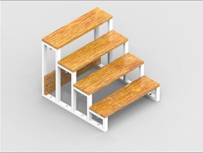 spice rack pequeno armário cozinha e sala de jantar 3d print model - Mito3D