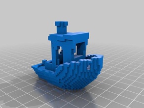 8-bit benchy 3d printing 3d print model - Mito3D
