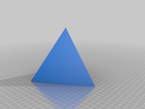 tetraedro di apprendimento cristallografia 3d print model - Mito3D