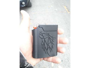 cigarette case bic diy 3d print model - Mito3D
