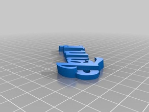 lennard Schlüsselanhänger kundengebundene 3d print model - Mito3D