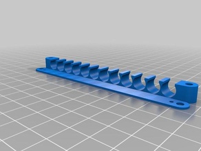 cat6a-ethernet-Kabel-manager-parametric Werkzeug-Halterungen & - Boxen kundengebundene 3d print model - Mito3D