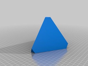 tetraedro v rtices truncados lernen Kristallographie 3d print model - Mito3D