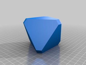 octaedro v rtices truncados de l'apprentissage la cristallographie 3d print model - Mito3D
