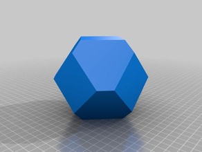 octaedro v rtices muy truncados de aprendizaje la cristalografía 3d print model - Mito3D
