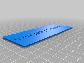edc işaretler ve logolar özelleştirilmiş 3d print model - Mito3D
