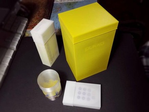 personalizzabile semplice spirale vaso modalità di caselle i contenitori box contenitore openscad parametrico scatola stoccaggio 3d print model - Mito3D