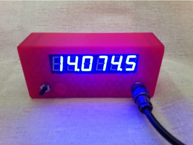 frequency counter case electronics ham radio 3D print model - Mito3D