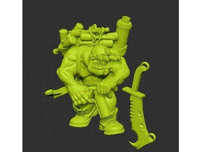 orc special operation boy1 games warhammer 40k 3d print model - Mito3D