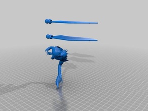 avalanche A impressão 3d articulada dragão dragões de gelo 3d print model - Mito3D