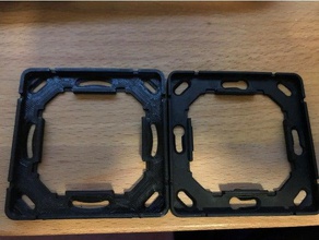 loxone toque mountplate peças de substituição nano io touch 3d print model - Mito3D