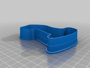 cat hat cookie cutter food & drink 3d print model - Mito3D