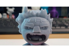 - sólo angry zombie personas solo 3d print model - Mito3D