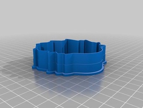 dr seuss thing cookie cutter food & drink 3d print model - Mito3D