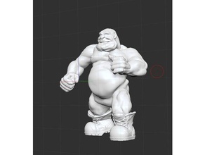 interstellar ogre base body 3d work games warhammer 40k 3d print model - Mito3D
