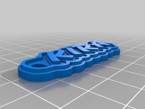 kira Schlüsselanhänger kundengebundene 3d print model - Mito3D