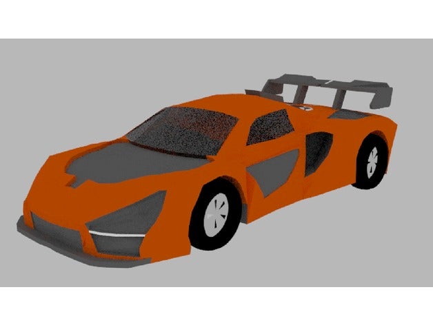 a mclaren de senna veículos pulseiras bruiserthedog carro carros corrida brinquedo brinquedos do veículo 3D print model - Mito3D