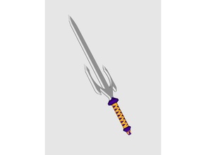 remix zelda master sword inspired blade props dagger 3d print model - Mito3D