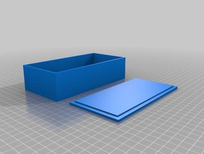 simple box lid tool holders & boxes scalable shapr3d 3d print model - Mito3D