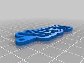 yeet llavero llaveros personalizado 3d print model - Mito3D