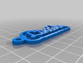 lincoln Schlüsselanhänger kundengebundene 3d print model - Mito3D