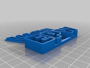 epw caixa de texto tampa recipientes personalizado 3d print model - Mito3D