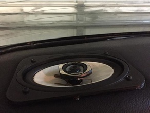 porsche 993 hinteren Lautsprecher shim automotive 3d print model - Mito3D