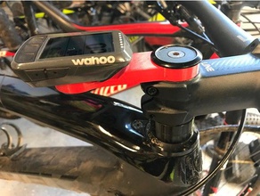 improved wahoo elemnt steerer tube headset mount sport & outdoors bicycle computer bike stem bolt 3d print model - Mito3D