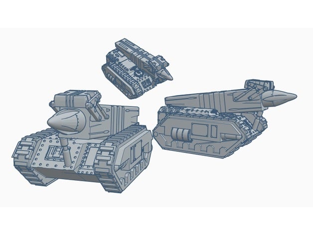 dkok mega missle launcher vehicles 40k warhammer 3D print model - Mito3D