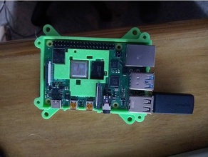 raspberry pi 4 heatsink stabiliser protector computer 4b 3d print model - Mito3D