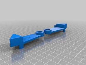 Kinderbett drop-down-Riegel zu fangen 3d-drucken 3d print model - Mito3D