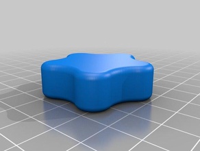rounded knob parts customized 3d print model - Mito3D