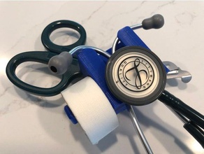 ultimate stethoscope holder tool holders & boxes medical scissor tape 3d print model - Mito3D