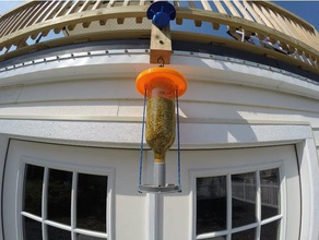 wine bottle bird feeder outdoor & garden creality ender 3 yard 3d print model - Mito3D