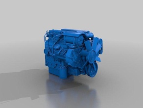 arazi 200tdi & 300tdi motor rover r c araçlar 3d print model - Mito3D