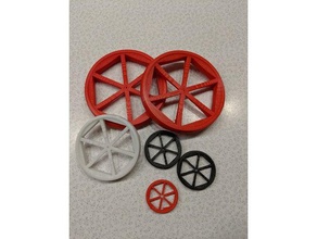 parametric rc airplane wheels vehicles 3d print model - Mito3D